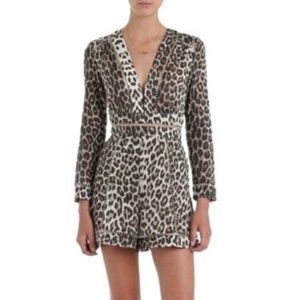 Zimmermann Leopard Print Playsuit